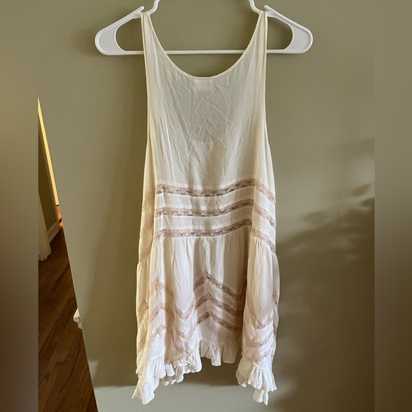 Free People Voile and Lace Trapeze Slip Dress Tunic - Picture 3 of 8